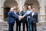 Günther Hirschberger (Ärztekammer), Michael Sacherer (Ärztekammer), Marco Triller, Karlheinz Kornhäusl, Erwin Dirnberger (Gemeindebund) und Michael Leitgeb (Städtebund) (v.l.) © Land Steiermark/Grill; bei Quellenangabe honorarfrei Günther Hirschberger (Ärztekammer), Michael Sacherer (Ärztekammer), Marco Triller, Karlheinz Kornhäusl, Erwin Dirnberger (Gemeindebund) und Michael Leitgeb (Städtebund) (v.l.)