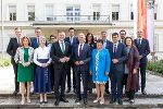 Die Regierungsmitglieder der beiden Landesregierungen trafen sich in Klagenfurt. © LPD Kärnten/Gleiss; bei Quellenangabe honorarfrei Die Regierungsmitglieder der beiden Landesregierungen trafen sich in Klagenfurt.