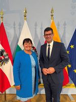 Landeshauptmann-Stellvertreterin Manuela Khom und Landeshauptmann-Stellvertreter Martin Gruber. © Land Steiermark; Verwendung bei Quellenangabe honorarfrei Landeshauptmann-Stellvertreterin Manuela Khom und Landeshauptmann-Stellvertreter Martin Gruber.