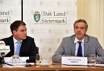 LH-Stv. Schickhofer und Joanneum Research-GF Pribyl starten ein dreijähriges Forschungsprogramm. LH-Stv. Schickhofer und Joanneum Research-GF Pribyl starten ein dreijähriges Forschungsprogramm.