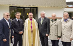 Architekt Werner Nussmüller, der Leobner Stadtpfarrer Markus Plöbst, Diözesanbischof Wilhelm Krautwaschl, Landeshauptmann Hermann Schützenhöfer, Landesrat Johann Seitinger und der Leobner Vizebürgermeister Maximilian Jäger (v.l.) bei der feierlichen Eröffnung des neuen Studentenwohnheims Architekt Werner Nussmüller, der Leobner Stadtpfarrer Markus Plöbst, Diözesanbischof Wilhelm Krautwaschl, Landeshauptmann Hermann Schützenhöfer, Landesrat Johann Seitinger und der Leobner Vizebürgermeister Maximilian Jäger (v.l.) bei der feierlichen Eröffnung des neuen Studentenwohnheims