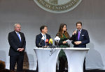 LH Hermann Schützenhöfer, LH-Stv. Michael Schickhofer und Minister Harald Mahrer bei der Eröffnung des Med Campus in Graz. © Bild: Med Uni Graz; Verwendung bei Quellenangabe honorarfrei LH Hermann Schützenhöfer, LH-Stv. Michael Schickhofer und Minister Harald Mahrer bei der Eröffnung des Med Campus in Graz. © Bild: Med Uni Graz; Verwendung bei Quellenangabe honorarfrei