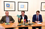 Martin Mayer, LH-Stv. Michael Schickhofer und Harald Grießer (v.l.) bei der Pressekonferenz in der Grazer Burg. © Bilder: Land Steiermark/Bektaš; Verwendung bei Quellenangabe honorarfrei Martin Mayer, LH-Stv. Michael Schickhofer und Harald Grießer (v.l.) bei der Pressekonferenz in der Grazer Burg. © Bilder: Land Steiermark/Bektaš; Verwendung bei Quellenangabe honorarfrei