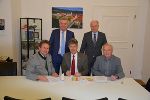 Präsident Ök.-Rat Franz Titschenbacher, LR Anton Lang, Rektor Univ.-Prof. DI Dr. Harald Kainz, LR ÖK.-Rat Johann Seitinger und Obmann des Steirischen Wasserversorgungsverbandes DI Bruno Saurer © Lebensressort Präsident Ök.-Rat Franz Titschenbacher, LR Anton Lang, Rektor Univ.-Prof. DI Dr. Harald Kainz, LR ÖK.-Rat Johann Seitinger und Obmann des Steirischen Wasserversorgungsverbandes DI Bruno Saurer © Lebensressort