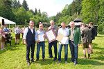 : Bürgermeister Peter Koch, Siegfried Prinz, Gerd Stefanzl, Andreas Steininger und Landesrat Anton Lang.