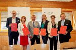 v.l.: Michael Strugl, Gaby Schaunig, Norbert Hofer, Barbara Eibinger-Miedl, Sabine Herlitschka, Lothar Roitner. © BMVIT v.l.: Michael Strugl, Gaby Schaunig, Norbert Hofer, Barbara Eibinger-Miedl, Sabine Herlitschka, Lothar Roitner.