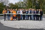 Gebührend gefeiert wurde die Verkehrsfreigabe des Lehrlingsprojekts. © STED/Christian Karner Gebührend gefeiert wurde die Verkehrsfreigabe des Lehrlingsprojekts. © STED/Christian Karner