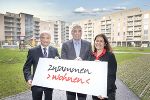 Zum Thema „Gelebte Nachbarschaft“ präsentierten Landesrat Johann Seitinger, Wolfram Sacherer (Obmann-Stellvertreter GBV Steiermark) und Landesrätin Doris Kampus, v.l., aktuelle Maßnahmen des Servicebüros zusammen>wohnen< © Lunghammer/honorarfrei bei Quellenangabe Zum Thema „Gelebte Nachbarschaft“ präsentierten Landesrat Johann Seitinger, Wolfram Sacherer (Obmann-Stellvertreter GBV Steiermark) und Landesrätin Doris Kampus, v.l., aktuelle Maßnahmen des Servicebüros zusammen>wohnen< © Lunghammer/honorarfrei bei Quellenangabe