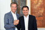 Bgm. Fritz Kratzer und LH-Stv. Michael Schickhofer (v.l.) freuen sich über die Aufwertung der Sportstadt Kapfenberg. © Bild: Land Steiermark; Verwendung bei Quellenangabe honorarfrei Bgm. Fritz Kratzer und LH-Stv. Michael Schickhofer (v.l.) freuen sich über die Aufwertung der Sportstadt Kapfenberg. © Bild: Land Steiermark; Verwendung bei Quellenangabe honorarfrei