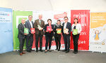 Landesrätin Ursula Lackner (Mitte) mit den Partnerinnen und Partnern des "Dritten steirischen Vorlesetags". © Bild: Land Steiermark/Samec; Verwendung bei Quellenangabe honorarfrei Landesrätin Ursula Lackner (Mitte) mit den Partnerinnen und Partnern des "Dritten steirischen Vorlesetags". © Bild: Land Steiermark/Samec; Verwendung bei Quellenangabe honorarfrei