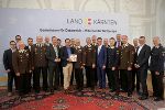 LH-Stv. Michael Schickhofer mit Landesfeuerwehrreferenten beim jährlichen Treffen in Klagenfurt. © Fotos: Land Kärnten; bei Quellenangabe honorarfrei LH-Stv. Michael Schickhofer mit Landesfeuerwehrreferenten beim jährlichen Treffen in Klagenfurt. © Fotos: Land Kärnten; bei Quellenangabe honorarfrei