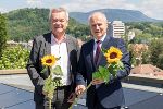Die Landesräte Anton Lang und Johann Seitinger sichern die Förderung von steirischen Biomasseanlagen.