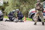 Polizei und Bundesheer trainieren den gemeinsamen Einsatz. © steiermark.at/Streibl; Verwendung bei Quellenangabe honorarfrei Polizei und Bundesheer trainieren den gemeinsamen Einsatz. © steiermark.at/Streibl; Verwendung bei Quellenangabe honorarfrei