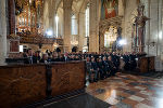 Im Grazer Dom fand heute die Interreligiöse Gedenkfeier für die Opfer und Betroffenen der Amoktat statt. © Land Steiermark/Binder; bei Quellenangabe honorarfrei Im Grazer Dom fand heute die Interreligiöse Gedenkfeier für die Opfer und Betroffenen der Amoktat statt.