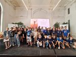 Die Schülerinnen und Schüler der 1A der Mittelschule Rottenmann und der 1A der Mittelschule Webling in Graz bei der Kinder-Tierschutzkonferenz 2025 © Tierschutz macht Schule/Romana Bräuer; Verwendung bei Quellenangabe honorarfrei Die Schülerinnen und Schüler der 1A der Mittelschule Rottenmann und der 1A der Mittelschule Webling in Graz bei der Kinder-Tierschutzkonferenz 2025