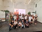 Die Schülerinnen und Schüler der 1A Mittelschule Dr. Renner Graz mit Ihren Lehrerinnen zu Gast bei der Tierschutzkonferenz 2025. © Tierschutz macht Schule/Romana Bräuer; Verwendung bei Quellenangabe honorarfrei Die Schülerinnen und Schüler der 1A Mittelschule Dr. Renner Graz mit Ihren Lehrerinnen zu Gast bei der Tierschutzkonferenz 2025.