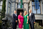 Botschafter Österreichs zum Königreich Belgien Jürgen Meindl, Europareferentin Landeshauptmann-Stellvertreterin Manuela Khom, die Mitglieder des Europäischen Parlaments Elisabeth Grossmann und Reinhold Lopatka © Land Steiermark Botschafter Österreichs zum Königreich Belgien Jürgen Meindl, Europareferentin Landeshauptmann-Stellvertreterin Manuela Khom, die Mitglieder des Europäischen Parlaments Elisabeth Grossmann und Reinhold Lopatka