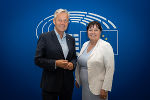LH-Stv. Manuela Khom mit EU-Abg. Reinhold Lopatka © Land Steiermark LH-Stv. Manuela Khom mit EU-Abg. Reinhold Lopatka