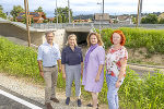 Klaus Schneider, Judith Schwentner, Claudia Holzer und Michaela Schmuck (Verkehrsplanung Graz, v.l.). © Fischer Klaus Schneider, Judith Schwentner, Claudia Holzer und Michaela Schmuck (Verkehrsplanung Graz, v.l.).