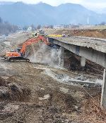 Bild von der  B 116-Baustelle