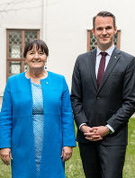 Gemeinsames Bild der beiden Politiker