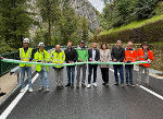 Gruppenbild von der Freigabe des Straßenstücks