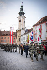 Bildbeschreibung: Impressionen von der Flaggenparade in Bad Radkersburg