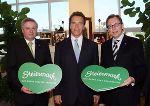 v.l.: LHStv. Schützenhöfer, Gouverneur Schwarzenegger, LR Buchmann (Foto: privat) 
