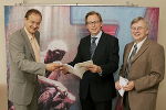 v.l.: Spartenobmann Heimo Lercher, Landesrat Dr. Christian Buchmann und SGF-GF Dr. Burghard Kaltenbeck (Foto: Frankl) 