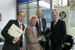 v.l: GF P.Hochegger (campus02),  GF M.Gauselmann (Atronic), IV-Vizepräs. W.Tessmar-Pfohl, LR Ch. Buchmann (Foto: Frankl) 