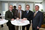 v. l.: StR Eisel-Eiselsberg, WK-Dir. Spann, LR Buchmann, Dr. Bernhard Frizberg (Notariatskammer) (Foto: Fischer)