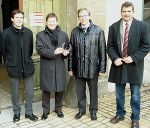 v.r.n.l: Bgm. Mario Angerer, LR Dr. Christian Buchmann, Investor Werner Gröbl, Ing. Andreas Allmer/IKM) 