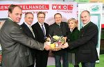 v.l: VizePräs. H.Resch, BSO E.Lemler, Wirtschaftslandesrat Ch.Buchmann, SO W.Sauer, M.Reichsthaler, Agrarlandesrat J.Seitinger 