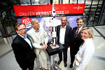 v.l.: LR Ch. Buchmann, Prof. W.Baumjohann, N.Nail, Univ.-Prof. O.Koudelka, LR K. Edlinger-Ploder