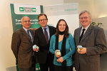 v.l.: Elin-GF Dominik Brunner, LR Dr. Christian Buchmann, Manniladen-GF Manuela Schratzer, SFG-GF Burghard Kaltenbeck © Frankl