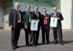 v.l.: Herbert Lugitsch, Florian Lugitsch, LR Dr. Christian Buchmann, Ing. Werner Lugitsch und Dieter Lugitsch © Günther Linshalm