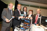 SFG-Geschäftsführer Dr. Burghard Kaltenbeck, Landesrat Dr. Christian Buchmann, Gregor Withalm, Brigitte Kraker, Arnulf Kraker © Wolf SFG-Geschäftsführer Dr. Burghard Kaltenbeck, Landesrat Dr. Christian Buchmann, Gregor Withalm, Brigitte Kraker, Arnulf Kraker