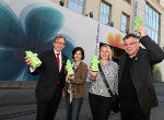v.l.: LR Dr. Christian Buchmann, Stadträtin Mag. Sonja Grabner, Gemeinderätin Mag. Andrea Pavlovec-Meixner, CIS-Geschäftsführer Eberhard Schrempf © doppelpunkt