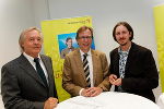 Mag. Ing. Emmerich Wutschek, Geschäftsführer SPG, Landesrat Dr. Christian Buchmann, Mario Fallast von smaXtec