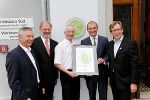 v.l.: LAbg. Peter Tschernko, KommR Johann Lampl (Regionalstellenobmann WKO), DI Peter Fürhapter (Werksdirektor, Lafarge Perlmooser Retznei), DI Thomas Spannagl (CEO Lafarge Perlmooser GmbH), Landesrat Dr. Christian Buchmann © doppelpunkt v.l.: LAbg. Peter Tschernko, KommR Johann Lampl (Regionalstellenobmann WKO), DI Peter Fürhapter (Werksdirektor, Lafarge Perlmooser Retznei), DI Thomas Spannagl (CEO Lafarge Perlmooser GmbH), Landesrat Dr. Christian Buchmann