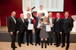 v.l.: Fachgruppenobmann Heimo Lercher, Jury-Vorsitzender Heinz M. Fischer, Josef Rauch und Heribert Maria Schurz (Agentur Josef und Maria), Katharina Gruber, Horst G. Pirker, Landesrat Christian Buchmann, Berufsgruppensprecher Martin Novak © Fischer v.l.: Fachgruppenobmann Heimo Lercher, Jury-Vorsitzender Heinz M. Fischer, Josef Rauch und Heribert Maria Schurz (Agentur Josef und Maria), Katharina Gruber, Horst G. Pirker, Landesrat Christian Buchmann, Berufsgruppensprecher Martin Novak