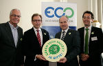 v.l.: Stadtrat Univ.-Doz. DI Dr. Gerhard Rüsch, LR Dr. Christian Buchmann, LR Johann Seitinger, Ing. Bernhard Puttinger © Eco World Styria v.l.: Stadtrat Univ.-Doz. DI Dr. Gerhard Rüsch, LR Dr. Christian Buchmann, LR Johann Seitinger, Ing. Bernhard Puttinger