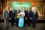 v.l.: Dir. Georg Bliem (Steiermark Tourismus), LR Christian Buchmann, LH-Vize Hermann Schützenhöfer, Blumenkönigin Lisa I., CEO Armin Egger (Messe), LH Franz Voves und LT-Präs.-Stv. Franz Majcen © MCG/Wiesner v.l.: Dir. Georg Bliem (Steiermark Tourismus), LR Christian Buchmann, LH-Vize Hermann Schützenhöfer, Blumenkönigin Lisa I., CEO Armin Egger (Messe), LH Franz Voves und LT-Präs.-Stv. Franz Majcen