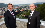 LR Dr. Christian Buchmann (l.) und Studienautor Florian Schwillinsky vom Wiener ICEI-Institut © kk LR Dr. Christian Buchmann (l.) und Studienautor Florian Schwillinsky vom Wiener ICEI-Institut