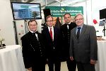 v.l.: Univ. Prof. DI Dr. Wolfhard Wegscheider (Rektor der Montanuniversität), Dr. Christian Buchmann (Landesrat für Wirtschaft, Europa und Kultur), Univ. Prof. DI Helmut Flachberger (Leiter des Department Mineral Ressources & Petroleum Engineering), Dr. Burghard Kaltenbeck (GF SFG). © Frankl v.l.: Univ. Prof. DI Dr. Wolfhard Wegscheider (Rektor der Montanuniversität), Dr. Christian Buchmann (Landesrat für Wirtschaft, Europa und Kultur), Univ. Prof. DI Helmut Flachberger (Leiter des Department Mineral Ressources & Petroleum Engineering), Dr. Burghard Kaltenbeck (GF SFG).