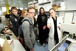 SchülerInnen des BG/BRG Carneri zu Besuch im COMET K-Projekt BioPersMed. © Frankl SchülerInnen des BG/BRG Carneri zu Besuch im COMET K-Projekt BioPersMed.