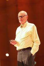 Wally Olins (Keynote-Speaker). © Creative Industries Styria Wally Olins (Keynote-Speaker).