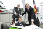 v.l.: IWK-Direktor Dr. Helmut Becker, ACstyria-Geschäftsführer DI Franz Lückler, Wirtschaftslandesrat Dr. Christian Buchmann.