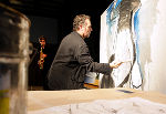 Herbert Soltys beim "Live-Painting".