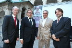 v.l.: Dr. Günther Puchtler (GRAWE Vorstandsdirektor), Dr. Christian Buchmann (Kulturlandesrat), Gerhard Draxler (Landesdirektor ORF Steiermark), Mathis Huber (Intendant styriarte). © ORF/Oliver Wolf v.l.: Dr. Günther Puchtler (GRAWE Vorstandsdirektor), Dr. Christian Buchmann (Kulturlandesrat), Gerhard Draxler (Landesdirektor ORF Steiermark), Mathis Huber (Intendant styriarte).